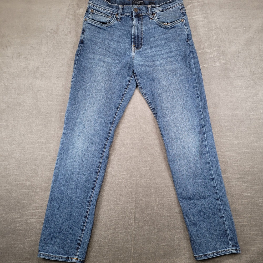 Lucky Brand 412 Athletic Slim Mens Blue Denim Jeans Actual Sz 31x30 Medium Wash